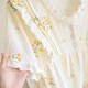 Japanese-style nightgown, women's cotton gauze, thin kimono pajamas, spring and summer, loose summer loungewear.