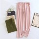 Adjustable maternity pajamas, plus-size, spring and autumn, pure cotton, belly-supporting pants, thin, soft loungewear pants for autumn and winter