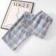 Summer postpartum clothes, pure cotton gauze, thin spring and autumn pajamas, prenatal and postpartum nursing clothes, two-piece loungewear set