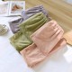 Women's Spring and Autumn Double-Layer Cotton Gauze Loose Large Size Floral Thin Summer Crepe Homewear Pants