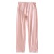 Adjustable maternity pajamas, plus-size, spring and autumn, pure cotton, belly-supporting pants, thin, soft loungewear pants for autumn and winter