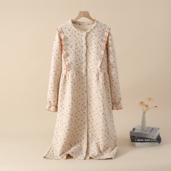 Women's Summer Retro Yarn-Dyed Jacquard Pure Cotton Gauze Thin Loose Pocket Shorts, Homewear Beach Pants