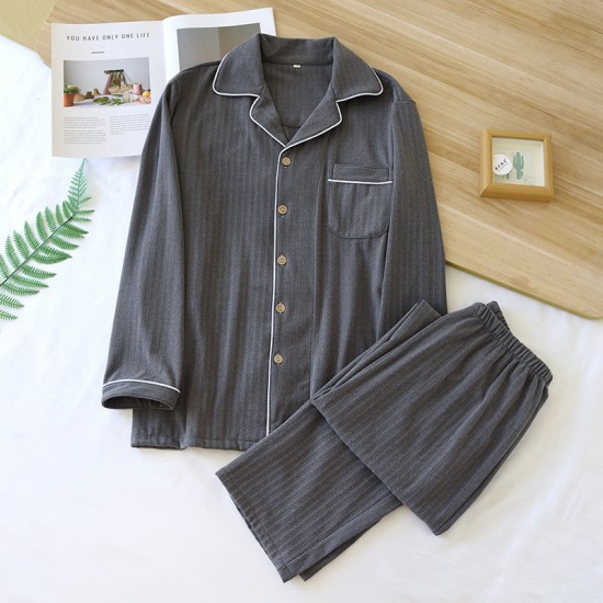 Women's spring and summer pajama pants, pure cotton knitted heart-shaped, thin, soft loungewear pants, Japanese-style, wearable as an outerwear, loose, casual trousers.