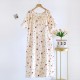 New spring and summer women's pajamas, pure cotton yarn-dyed jacquard long-sleeved trousers, thin, loose two-piece loungewear set.