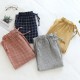 New women's shorts, pure cotton double-layer gauze pajamas, thin, soft, loose summer beach shorts.