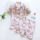Spring and summer women's pajamas, double-layered gauze, thin casual trousers, loose cotton gauze, spring and autumn loungewear, soft and breathable