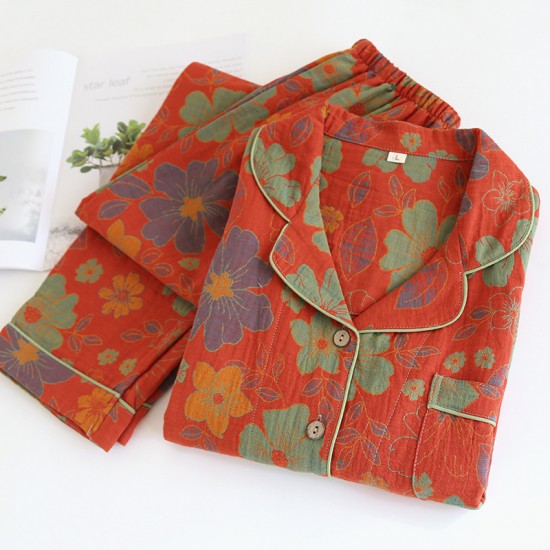 Women's winter coral fleece pajamas, warm, thickened, loose, plus-size, men's and women's casual loungewear