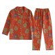 Women's winter coral fleece pajamas, warm, thickened, loose, plus-size, men's and women's casual loungewear
