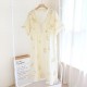Japanese-style nightgown, women's cotton gauze, thin kimono pajamas, spring and summer, loose summer loungewear.