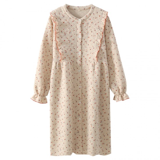 Women's Summer Retro Yarn-Dyed Jacquard Pure Cotton Gauze Thin Loose Pocket Shorts, Homewear Beach Pants