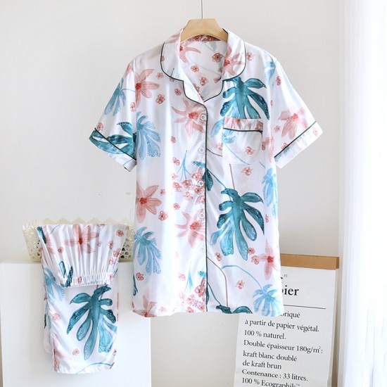 Japanese-style washed cotton kimonos, autumn loose long-sleeved, thin, spring and summer cotton loungewear, steaming suits.