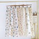 Women's Crepe Printed Pajamas, Spring and Autumn Double-Layer Cotton Gauze Thin Loose Drawstring Pants, Homewear Pants