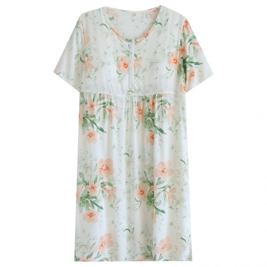 Single-piece pajama top for women, thickened flannel for warmth, coral fleece, simple and casual solid color thick long-sleeved top