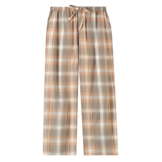 Summer postpartum clothes, pure cotton gauze, thin spring and autumn pajamas, prenatal and postpartum nursing clothes, two-piece loungewear set