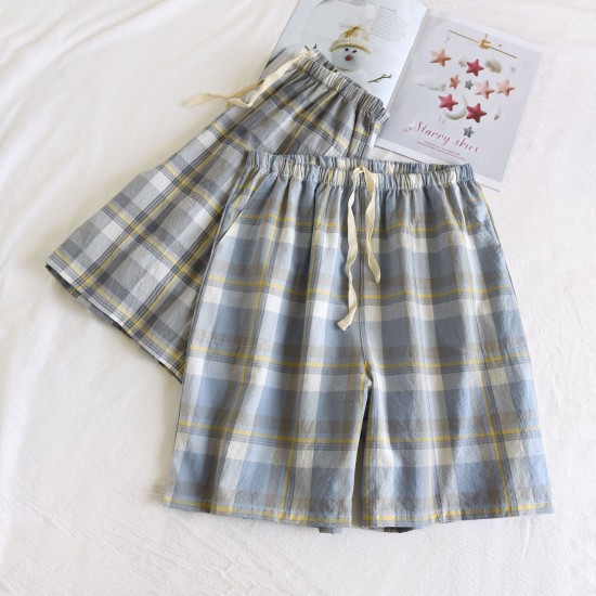 Women's spring and autumn pure cotton knitted trousers, loose and comfortable lounge pants, casual sweatpants, drop shipping