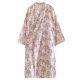 Couple pure cotton gauze nightgown, pine tree-style, thin, men's and women's spring, summer, and autumn bathrobes, loose cotton kimono pajamas.