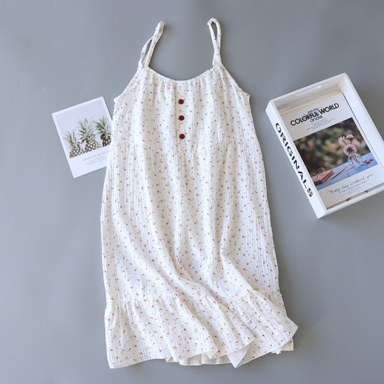 Men's spring and summer cotton gauze kimono pajamas, Japanese-style loose drawstring steaming suit, soft solid-color loungewear set.