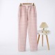 Summer couple's pajamas, pure cotton double-layer yarn-dyed shorts and cardigan, two-piece loose loungewear set for men and women.