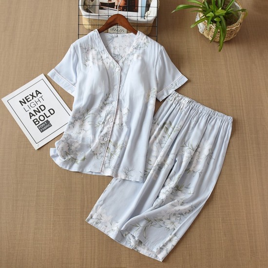 Women's autumn and winter flannel pajamas, thickened, warm, heart-shaped coral fleece, tapered, loose loungewear