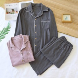 Women's spring and summer pajama pants, pure cotton knitted heart-shaped, thin, soft loungewear pants, Japanese-style, wearable as an outerwear, loose, casual trousers.