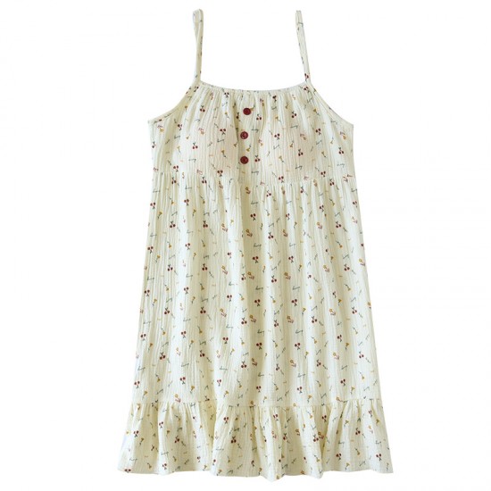 Summer women's cotton double-layer gauze shorts and pullover, thin, Japanese-style loungewear, soft, two-piece set.